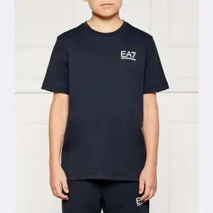 Футболка стандартного кроя Ea7, синий
