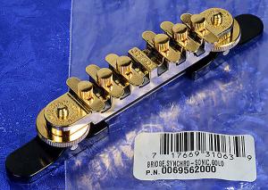Gretsch Gretsch Gold Synchro-Sonic Bridge and Base, 0069562000 Gretsch Gretsch Gold Synchro-Sonic Bridge and Base 006-9562-000