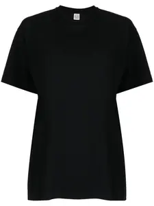 Футболка с круглым вырезом TOTEME, черный