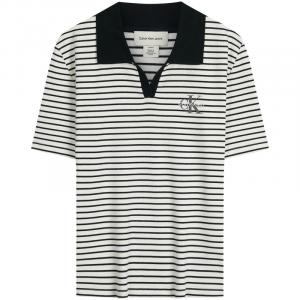 Женская поло Calvin Klein, xdy-stripes черный