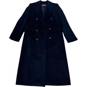 Пальто женское черное MaxMara Studio, черный