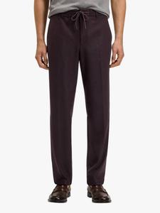 Брюки BOSS Casual из шерстяной смеси HUGO BOSS, Dark Burgundy