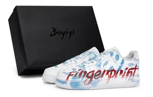 Кроссовки Air Force 1 для скейтбординга унисекс с низким верхом светло-голубой/красный Nike