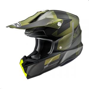 Шлем мотоциклетный HJC i50 Mimic Off-Road X-Small, черный / салатовый