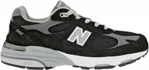 Лимитированные кроссовки New Balance Wmns 993 Made In USA 'Black Grey', черный