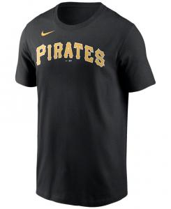 Мужская футболка с надписью Pittsburgh Pirates Nike, черный