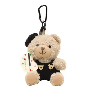 Милый плюшевый кулон медвежонок-художник высота 11см Whoops