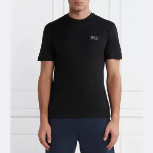 Футболка стандартного кроя Ea7, черный