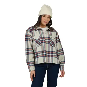 Блузка Salty Crew NMD flannel long sleeve shirt, бежевый