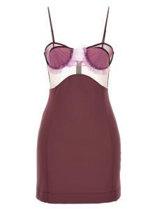 Платье «Explosive Flower Bra» Nensi Dojaka, фиолетовый