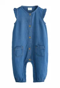 Комбинезон прямого кроя с длинными штанинами Next, Denim Blue