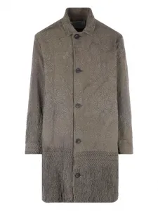 Пальто с вышивкой By Walid, коричневый