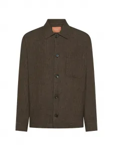 Рубашка Cardiff с нагрудным карманом Cruna, коричневый