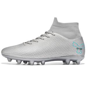 Кроссовки для бега с высоким берцем, устойчивые к ударам и истиранию, для детей и подростков Kung Fu partners, серебряный