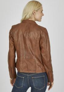 Кожаная куртка 7eleven, коричневый