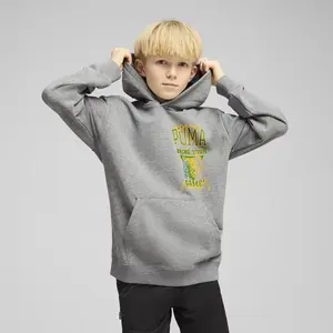 Детская толстовка Puma Rival Rage Hoodie TR B, серый