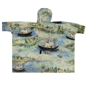 Пальто-кейп с принтом Off-White Lake, Многоцветный