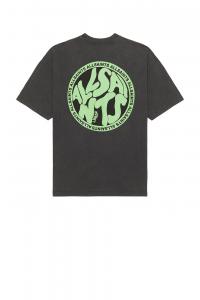 Футболка с круглым вырезом Distortion Allsaints, washed black