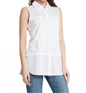 Рубашка Lea Foundation Layer Top In белый Hinson Wu, белый
