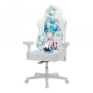 Игровое кресло Yunaseer Pretender, Model 8 Hatsune, алюминий, бирюзовый/белый