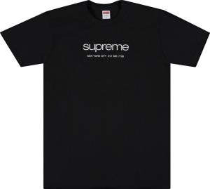 Футболка Supreme Shop Tee 'Black', черный