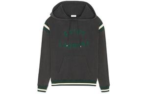 Толстовка мужская Saint Laurent, черный/ зеленый