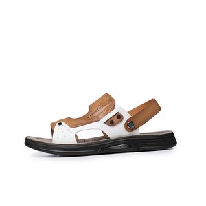 LAORENTOU Пляжные сандалии мужские серо-белые/желто-белые (версия на черной основе), цвет Yellow White (Black Base Version)