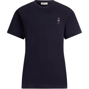 BALLY Футболка женская Blue Crew Neck Moderate
