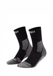 Походные легкие спортивные носки с амортизацией Cep, Black/Grey