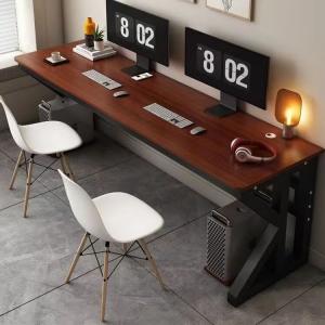 Игровой стол Zhenyanxuan 120x60x75 см, прямоугольный, для компьютера, с каркасом белого цвета и столешницей Yuemo