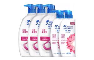 Масло для контроля жирности и разглаживания волос Head&shoulders, Silk 500g*3 + Tianya 300g*2