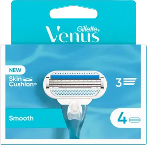 Лезвия для бритвы гладкие 4 шт. Gillette