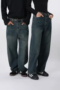 Свободные джинсы унисекс Yourturn, Dark Blue Denim