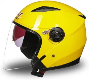 Легкий мотоциклетный шлем Jet Helmet 3/4 для дорожных мотоциклов, круизеров, чопперов, мотокросса, с двойным визором, подходит для мужчин и женщин, удобная съемная подкладка MTTKTTBD, D