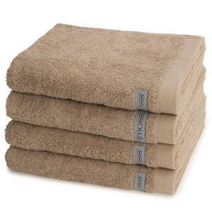 Sinfonie Набор полотенец Ross (4 шт), 50x1x100 см цвет walnuss