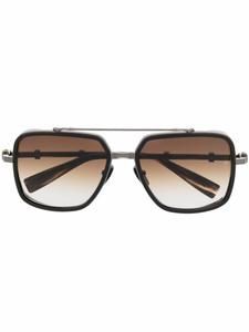 Balmain Eyewear солнцезащитные очки-пилоты Officier, коричневый