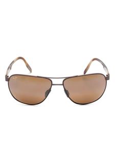 Солнцезащитные очки Castles Maui Jim, коричневый