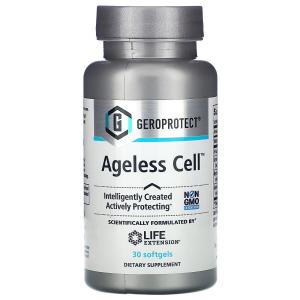 Life Extension, GEROPROTECT Ageless Cell, средство против старения клеточной системы, 30 капсул