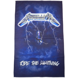 Баннер Metallica Ride the Lightning, синий