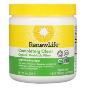 Полностью чистая органическая пребиотическая клетчатка Renew Life