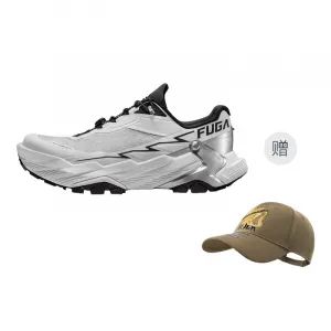 KAILAS FUGA Женские кроссовки для трейлраннинга DU 2 с амортизацией, противоскользящей и износостойкой подошвой, низкие, серо-черные, белое облако, цвет Cloud White