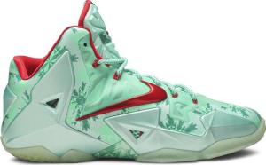 Кроссовки Nike LeBron 11 'Christmas', зеленый