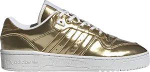 Кроссовки Adidas Rivalry Low 'Gold Metallic', золотой