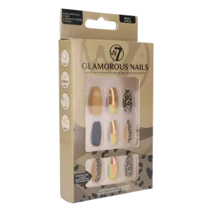 W7 Glamorous Nails накладные ногти Jungle Jungle, 24 шт/1 упаковка