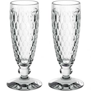 Набор фужеров для шампанского Villeroy & Boch Boston, 2 предмета, 120 мл, прозрачный