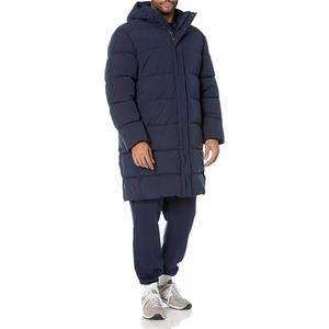 Куртка Amazon Essentials Recycled Polyester Hooded Long, темно-синий