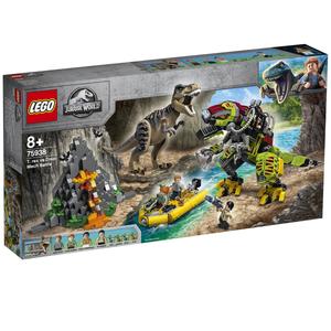 LEGO Jurassic World, блоки Тираннозавр против механического динозавра, 75938