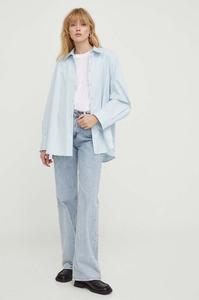 Хлопчатобумажную рубашку Day Birger et Mikkelsen, синий