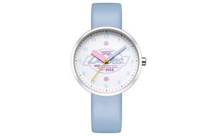 Dickies Часы Wrist Watch Quartz Movement Leather Strap 34mm White Dial Women's Watch