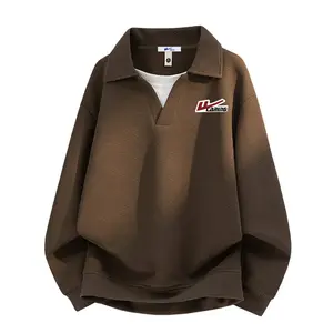 Свитшот Unisex Lapel Moderate Heavyweight WARRIOR, coffee (diy badge)